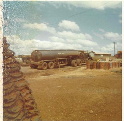 Fuel Tanker at Long Binh 1969