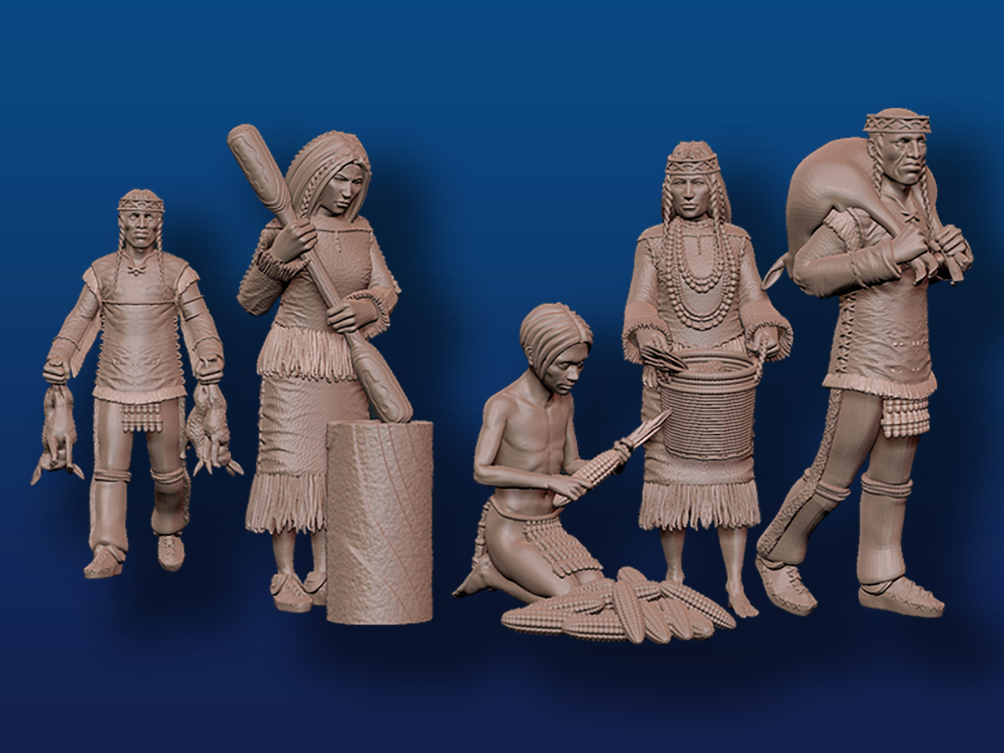 Native American Iroquois STL downloadable files