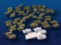 1/285 French Micro Armor (71 vehicles