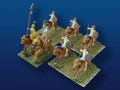 25mm Carthage--  Mercenary Numidian Cavalry w/ Command (7 figs.)