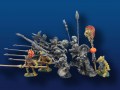 28mm Ahketon Saurians w/ Pikes, Halberds w/ Command ( 20 figures - 12 poses)