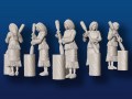 28mm Iroquois Native American Civilians-  Downloadable STL 