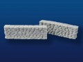 Capped Stone Wall , Straight (2)