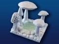 Mushroom tile Green Pond 4x4