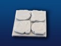 2x2” Rough Stone Tile - 4 stones