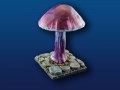2x2” Rough Stone Tile w/ Large Mushroom