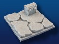 2x2” Rough Stone Tile w/ Treasure Chest