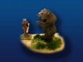 Grizzly Bear, Standing (pewter)